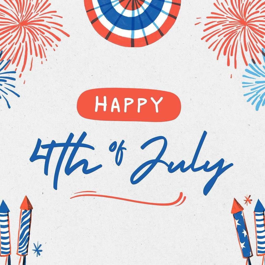 We hope everyone has a fun 4th of July! Our office will open back up on Monday. 🎆🇺🇸🎇